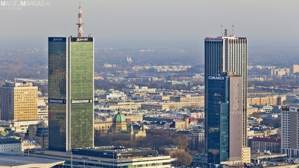 Panorama Warszawy z Warsaw Spire